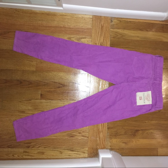 Magenta corduroy pants - Picture 2 of 4